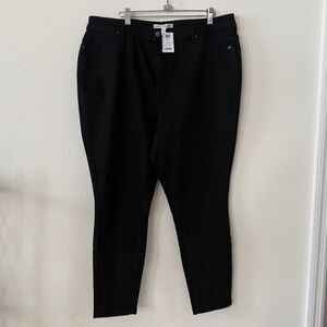 🆕 Girl With Curves High Waisted Skinny Black Jeans *NWT* $79 size: 18WP QVC